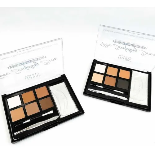 Kit De Cejas Set De Sombras Para Cejas Brows Myk Maquillaje Kit De Cejas Set De Sombras Para Cejas Brows Myk Maquillaje