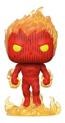 Figura Funko Pop Marvel Fantastic Four - Human Torch