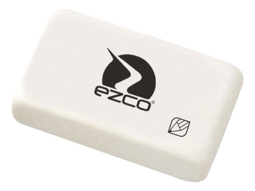 Goma De Borrar Ezco Lapiz Caucho Ral 40 Blanca X12 Unidades