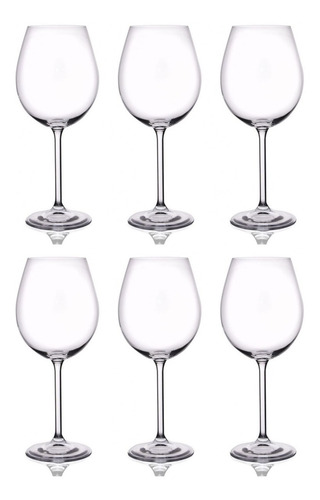 Copones Vino Cristal Bohemia Original Set X 6 Máxima 580ml