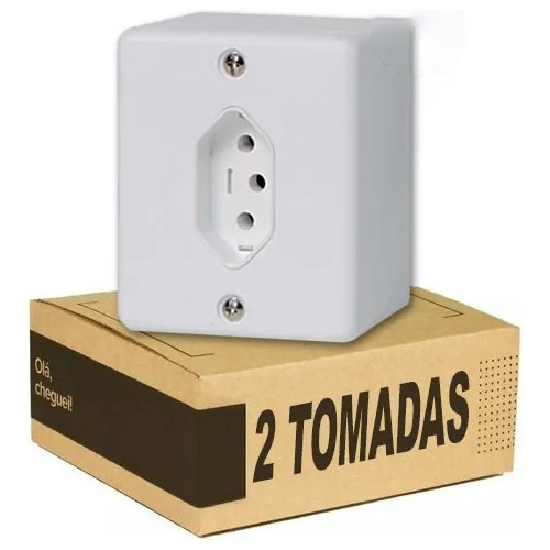 Kit C/2 Tomada De Sobrepor Bipolar 2p+t 20a 250v 63141