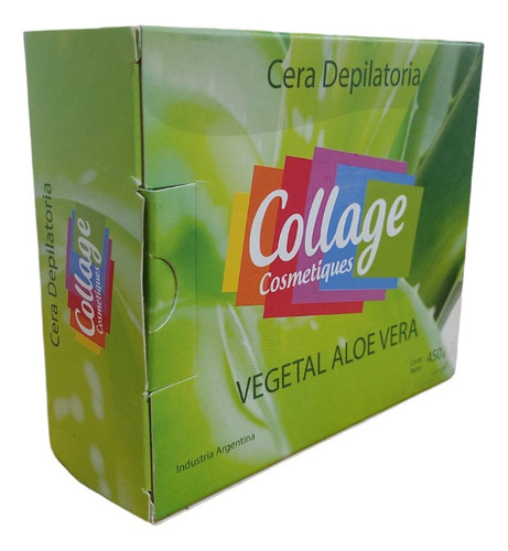 Cera Depilatoria Collage Vegetal Aloe Vera 450gr