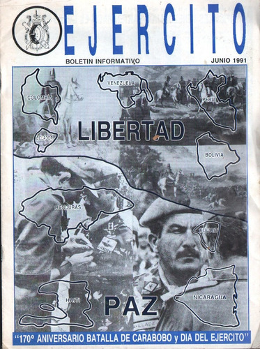 Boletin Informativo Aniversario 170 Del Ejercito Junio 1991 