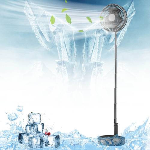 L Ventilador Portátil J Recargable, De Pie Y De Mesa