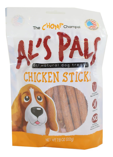 Al's Pals All Natural Dog Treats - Chicken Sticks 7.8 Oz. Ba