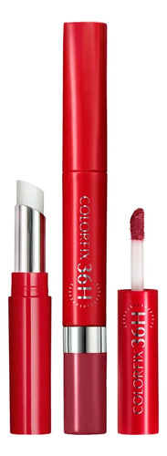 Labial Color Fix Duo Tattoo 36h Mate O Gossy Indeleble Esika Rosa Chic