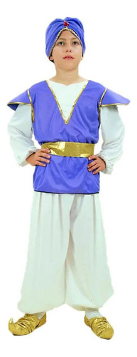 Disfraz De Aladino Árabe De La India Para Niños, Escenario D