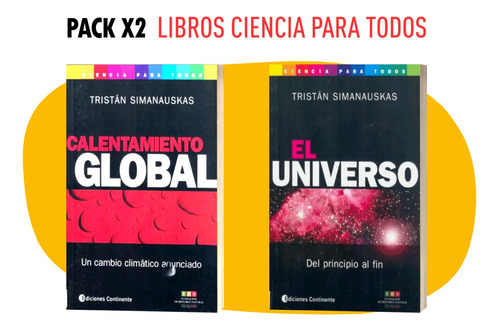 Pack 2 Libros Ciencia De Simanauskas , Tristan