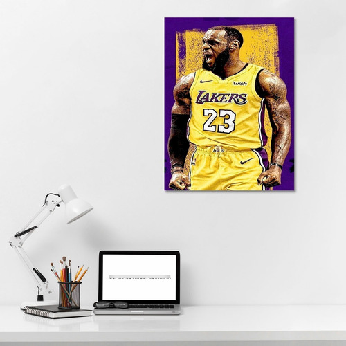 Cuadros Decorativos Deportes Basquet Lebron James Lakers