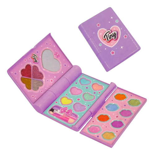 Kit De Maquillaje Infantil Sebigus Tiny Diario Glitter