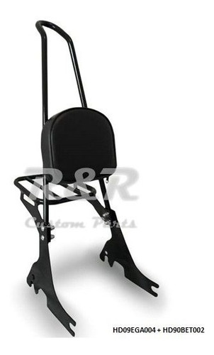 Sissy Bar Encosto Garupa Harley Fat Bob Destacável Alto