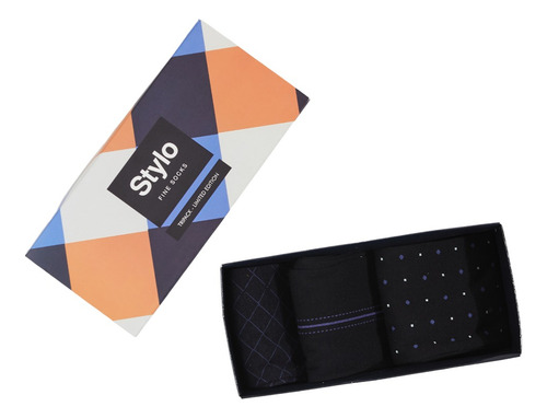 Imagen 2 de 2 de Medias Stylo Pack X3 Hombre Casual