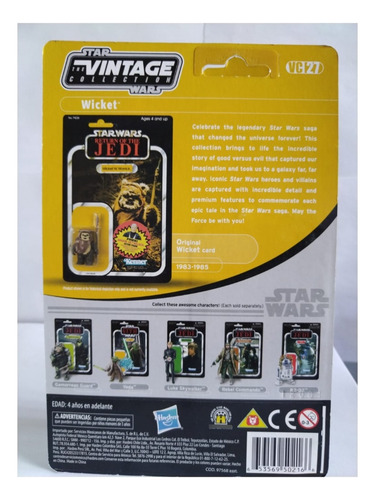 Wicket Vc27 Star Wars The Vintage Collection 2011 (Usado)