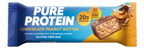 Pure Protein Barra Proteina Chocolate Peanut Butter 50g