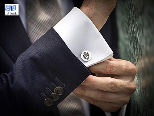 Gemelos Y Tachuelas De Esmoquin Cuff-daddy Para Hombre Con C