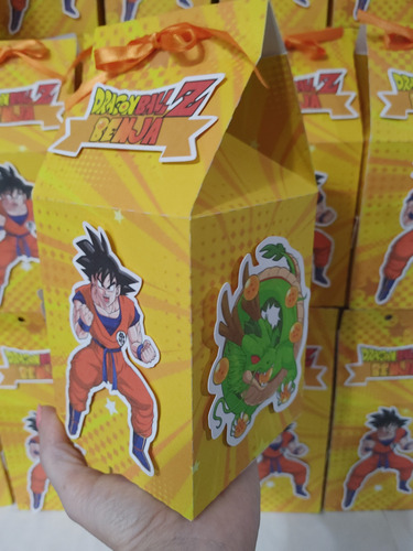 Caja Milkbox 3d Gde Dragon Ball Z/super Souvenir X10
