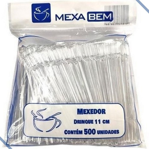 Mexedor Para Café Tipo Drinque Com 11cm - Mexa Bem