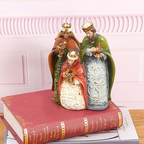 Decoración De Mesa Navideña Estatuas Para Decoración Del Hog