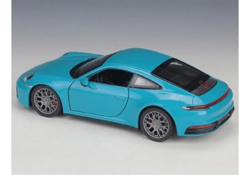 Welly 1:24 Porsche 911 Carrera 4s Azul Fundido A Presión Mod