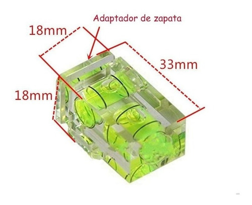 Imagen 3 de 8 de Nivel Burbuja Para Camara Canon Nikon