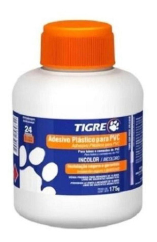 Adesivo Cola Plastico Pvc 175 G C Pincel Incolor Tigre