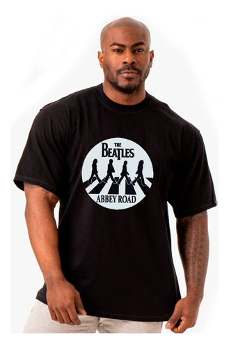 Polera Manga Corta Hombre Beatles Abbey Road Xxl