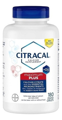 Set 2 Citracal Calcium Citrate 180 Capsulas
