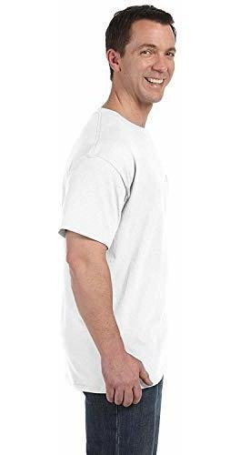 Camiseta Con Bolsillo Sin Etiqueta Para Hombre De Hanes