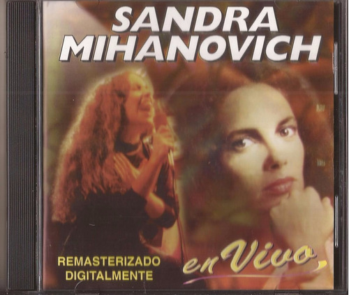 Sandra Mihanovich Cd En Vivo Cd Original 1998 Nuevo