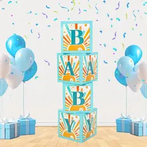Comprar Cajas De Baby Sun Bautizo De Un Bebé Decoracion Baby Shower Adornos Para Cumpleaños Decoración De Baby Shower