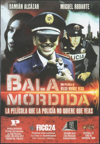 Bala Mordida | Dvd Damián Alcázar Película Nuevo