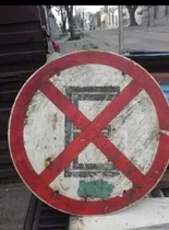 Comprar Cartel Señalizacion Prohibido Estacionar Y Detenerse 50 Cns