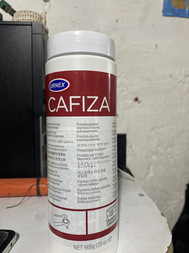Limpiador Para Máquinas De Café Cafiza Urnex En Polvo 566g