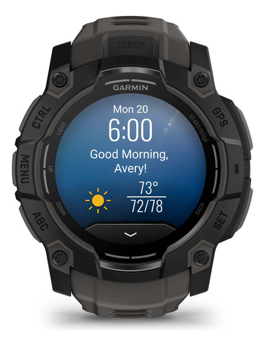 Garmin Reloj Instinct 3, 50 Mm Amoled, Negro