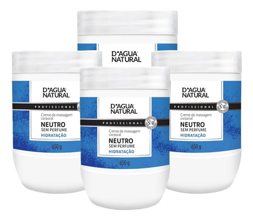 Combo 4x Creme Neutro 650g