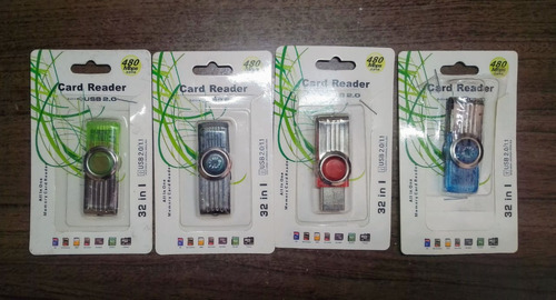Lector Adaptador Tarjeta Memoria Microsd Usb 2.0 Metalico
