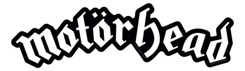 Pegatina Logotipo De Motorhead, Color Blanco