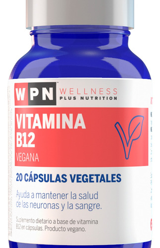 Wpn Wellness Vitamina B12 Suplemento Dietario 20cap