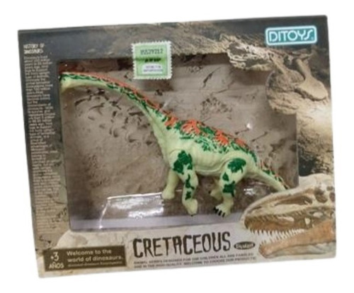 Dinosaurio Muñeco Articulado Cretaceous 14cm Ditoys