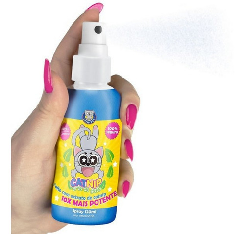 Imagem 3 de 4 de Spray De Catnip 10x Mais Potente Acalma O Gato Extrato