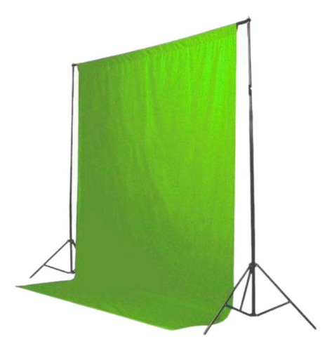 Tecido Chroma Key Verde 3m X 2m - Com Bainha E Acabamento