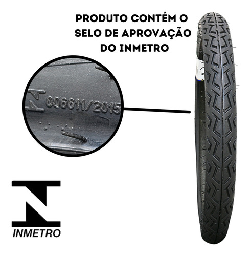 Pneu Par 80/100-14 60/100-17 Pop Crypton 115 Moby C/ Camara