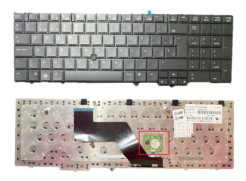 Teclado Hp Elitebook 8540p 8540w Español Con Scroll