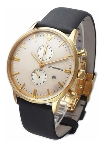 Reloj Armani Leather Gray Gianni