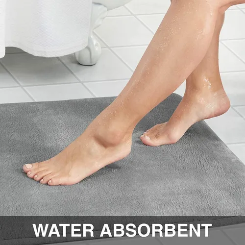 Memoria Espuma De Baño Estera Antideslizante Absorbent...