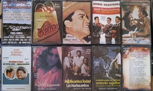 Lote 10 Cassette Sonnek Cinta Tape Tango No Vinilo Cd Vhs