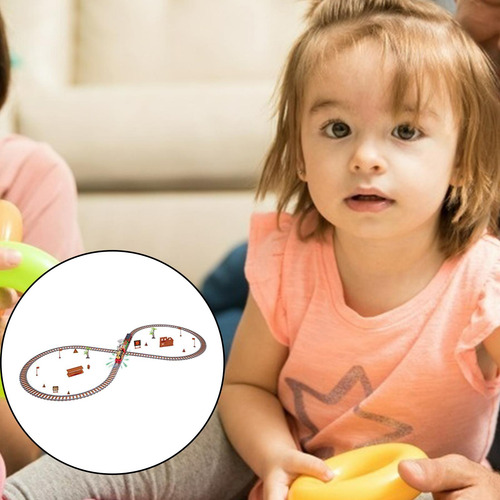Juego De Trenes Para Niños, Niñas, Tren De Juguete 251 Pcs