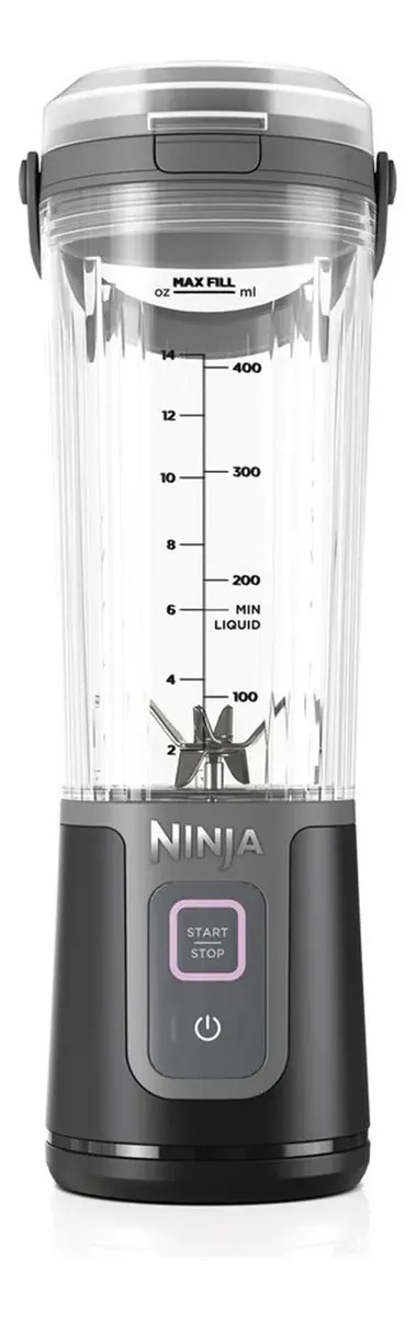 Liquidificador Portátil, Ninja, Base Recarregável, Tampa À Prova de  Vazamentos, Função de Auto-Limpar, Copo de 470 ml, Bivolt
