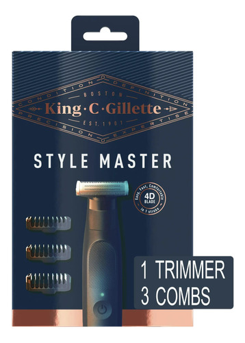 King C. Gillette Style Master Aparador De Barba Sem Fio