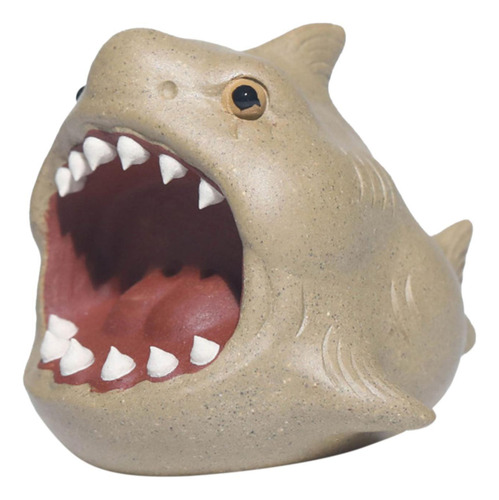 Estatua De Tiburón, Adorno Para Mascotas De Té, Colección